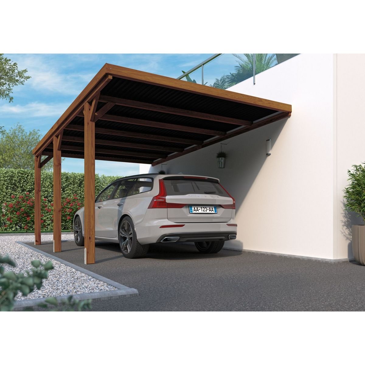 1 Carport Forest Style en bois